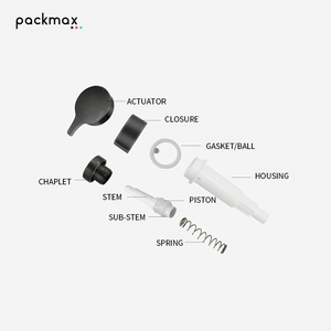 ZAD nozzle, 24-tooth pump head / 28-tooth plastic pump head — external lotion pump head for shower gel and shampoo - Product Image 3