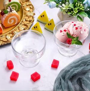 アイスクリームヨーグルトプリンスナックボウルファミリーレストランデザートミルクセーキカップステムウェアグラスカップ - Product Image 5