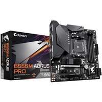 Combo en Oferta de Placa Base GIGABYTE B550M AORUS PRO Usada para PC de Gaming con CPU AMD AM4 Ryzen R5 7 9 3600 3600X 3700X