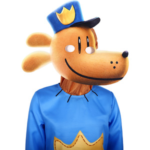 Ensemble de costumes de cosplay Dog Man pour enfants, fête d'Halloween, spectacle sur scène, taille enfant unisexe - Product Image 2