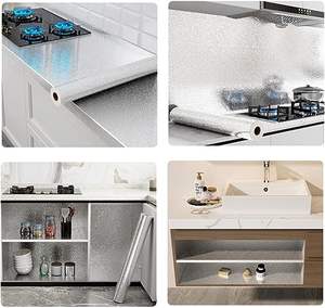 Pellicola Adesiva in Alluminio Antiolio per Mobili da <span class=keywords><strong>Cucina</strong></span>, Facile da Pulire, Fornitura Diretta dalla Fabbrica - Product Image 6