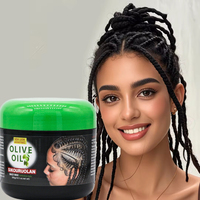 Gel coiffant noir pour tresses 300g, sans produits chimiques agressifs, sûr pour un usage quotidien, pour l'entretien des dreadlocks afro