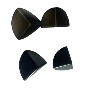 Tùy chỉnh 25mm Matt màu đen hình tam giác hộp gỗ góc bảo vệ hộp đồ trang sức góc bảo vệ hộp giấy góc bảo vệ