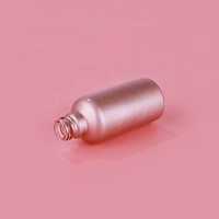 Mini flacon en verre à compte-gouttes en verre, Rose foncé, sérum pour ombrage, capacité de 30 ml
