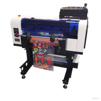 Nueva Impresora UV DTF con Cabezal de Impresión Daul XP600 y Cabezal de Impresión Epson, Impresora Automática Todo en Uno A3+ de Escritorio para Calcomanías con Laminador