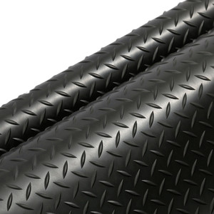 Placa de diamante de 3mm X 4 pies, rollo de suelo de <span class=keywords><strong>vinilo</strong></span> de goma antideslizante de 3mm, estera de goma de 4mm para furgonetas/taller/pasarela/remolque - Product Image 5