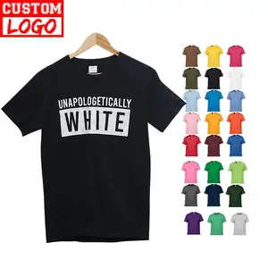 Premium Custom Logo Printed Heavy Weight Cotton T-Shirts Unisex For Groun Events