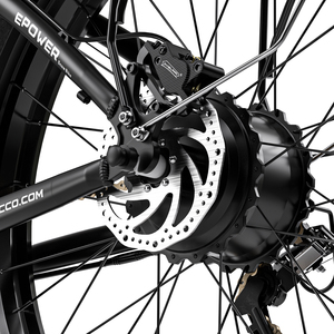 OEM EB10 Motocicleta de Nieve de 24 Pulgadas con Neumáticos Anchos, Totalmente de Aluminio, Doble Tracción, Motor de 52V 32AH 4000W, 55KM/H, China - Product Image 6