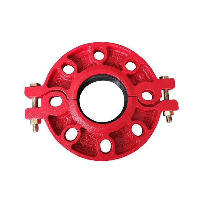ANSI class150 DN200 PN16 di ductile cast iron grooved flange for building projects