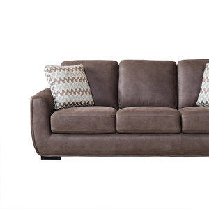 Factory Direct Sale Soft <b>Sofa</b> Set Luxury Couches Modern Fabric Easy to Clean Gray <b>Sofas</b> Wood <b>Leg</b> <b>for</b> Home Living Room - Product Image 3