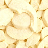 Kinderveilige, zonder toegevoegde suiker, gevriesdroogde snack voor schoolmaaltijden en peuter-vingerverkostelingen: gevriesdroogde appel