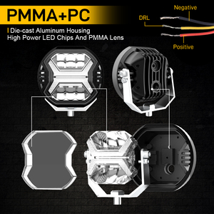 Loyolights <span class=keywords><strong>2023</strong></span>, nuevo diseño, lámparas de trabajo Led de túnel de viento de 4 pulgadas para camiones <span class=keywords><strong>Jeep</strong></span>, luces de trabajo universales - Product Image 4