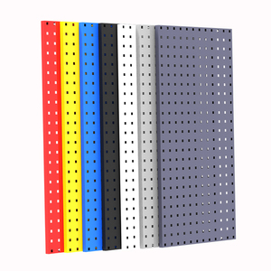 Aanpasbare stalen gereedschapswagen, wandmontage gereedschapskist, hangende bord, pegboard opbergrek, werkplaatsgebruik, <span class=keywords><strong>OEM</strong></span> ondersteund, merk JINXI - Product Image 1