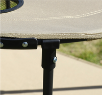 Table de camping pliable portable personnalisable avec porte-gobelets, table d'événement OEM/ODM pour achat en gros MOQ 200