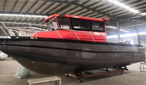 Nouveau <span class=keywords><strong>bateau</strong></span> de pêche en aluminium de luxe de 8,5 m (28 pieds) à coque en V profond, facile à naviguer, avec passerelles circulaires - Product Image 3