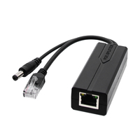 Divisor Poe de 10/100M, Voltaje de Entrada DC44-57V, Conector DC, Transmisión de Internet 1/2, 3/6 IEEE802.3af/at