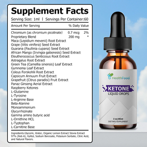 Private Label Keto Liquid Drops with Green Tea Supports Healthy Appetite Natural Energy and Vitality Support Liquid Drops - Product Image 2