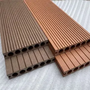 New design style wood plastic composite co-extrusion decking WPC flooring outdoor for garden swimming pool WPC decking boards