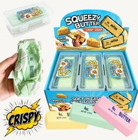 Nouvelle Offre Promotionnelle : Jouet Squishy Croquant au Beurre 13*5cm 40z, Macaron au Beurre Croustillant, Jouet Anti-Stress à Presser, Balle de Décompression
