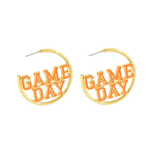Pendientes de Aro con Diseño de Baloncesto, Aleación de Zinc, Acero Inoxidable, Joyería de Moda para Mujer, Uso Casual y de Fiesta - Product Image 5