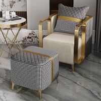 Canapé individuel de luxe nordique, style design moderne pour chambre, bureau, hôtels, zone de réception, salon, durable