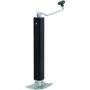 1BJY-TJ-35 Capacity 7000LBS Drop Leg Topwind <b>Trailer</b> <b>Parts</b> <b>Accessories</b> New Direct-Weld Square Jack with Footplate - Product Image 1