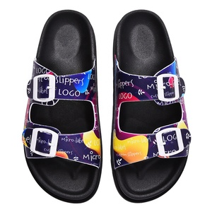 Sandali da <span class=keywords><strong>donna</strong></span> con Design personalizzato in Sole in schiuma alla moda con soletta in PVC <span class=keywords><strong>scarpe</strong></span> basse con funzione rotonda antiscivolo <span class=keywords><strong>per</strong></span> uso esterno da spiaggia - Product Image 1