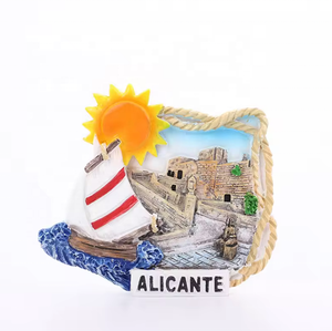 Impresión personalizada 3D resina <span class=keywords><strong>turismo</strong></span> regalo <span class=keywords><strong>Barcelona</strong></span> imán España recuerdos nevera imán para el hogar cocina Decoración - Product Image 4