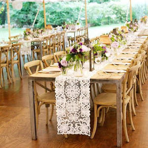 Table en bois pour banquet, ferme, événement, hôtel commercial, mariage, prix abordable - Product Image 2