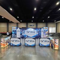 Nouvelle conception de stand d'exposition portable en aluminium pour salon professionnel