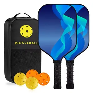 Pickleball Paddle Pp Honingraat Kan Worden Aangepast Logo Koolstofvezel Hoge Stabiliteit Kimchi Bal Rackets