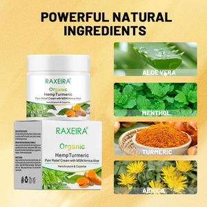 Creme De Cânhamo Personalizado Açafrão Mentol Extrato De Óleo De Cânhamo Herbal Acne Remover Creme Orgânico De Cânhamo Pain Relief Facial Creme - Product Image 4