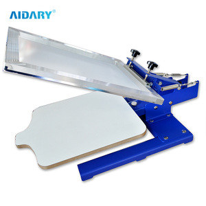 Chất Lượng Cao 1 Trạm Của Nhãn Hiệu Lụa Màn Hình In Ấn Báo Chí Bán Tự Động Với Màn Hình Máy In Tấm Cho Thẻ & Giấy In Ấn - Product Image 3