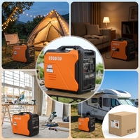 Générateur à double carburant essence/GPL 5KW, démarrage à distance, générateur à onduleur double carburant silencieux 2 Kw 3Kw 3.5Kw, générateur portable à essence
