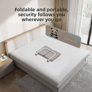 Barrière de lit portable pour bébé - Pliable, sans installation, barrière de sécurité anti-chute pour les voyages, les hôtels, les lits d'enfants en bas âge - Product Image 4