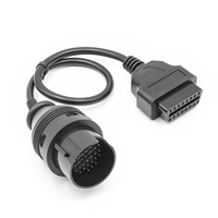 OBD2 OBD 2 Female to 38pin Scanner Diagnostic Connector Cable for Mercedes Benz