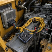 أسلاك توصيل محرك الحفار الأصلية KET MG630 24Pin AWG20 UL1015 مقاومة للماء IP67 لـ Komatsu PC220-8 PC130-7 Doosan DX300