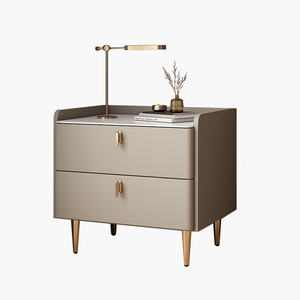 Mesita de Noche Inteligente Moderna con Carga Inalámbrica y Almacenamiento Seguro Oculto para Decoración de Dormitorios Contemporáneos - Product Image 3