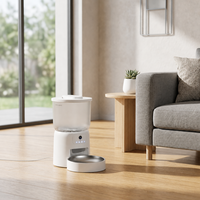 Distributeur automatique de nourriture pour animaux de compagnie 3L avec application WiFi, télécommande, minuterie et caméra pour chats et chiens