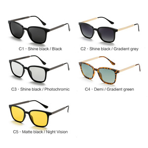 Lunettes de soleil unisexes à monture intégrale en métal TR, verres TAC, protection UV400, style été 2022 - Product Image 4
