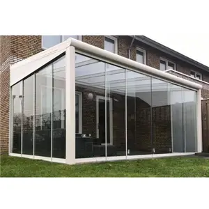High Quality Aluminum Frame Tempered Glass Veranda Sunrooms Winter Garden Glass House