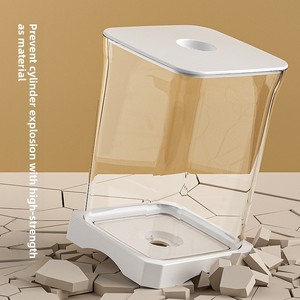 <span class=keywords><strong>Acuario</strong></span> Rectangular Pequeño de Plástico para Carpas y Peces Dorados - Pecera Ornamental Ecológica para Hogar, Sala de Estar, Oficina, Escritorio, Estudio DEM/DOM - Product Image 2
