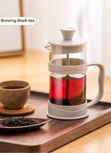 <span class=keywords><strong>Set</strong></span> di caffettiera bianca per caffè freddo con filtro Fine in acciaio inossidabile 304 - Product Image 6