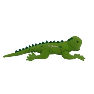 Venta al por mayor 2025 nueva llegada <span class=keywords><strong>verde</strong></span> <span class=keywords><strong>Iguana</strong></span> lagarto suave peluche Animal de peluche súper suave con técnica bordada de relleno de algodón PP - Product Image 1