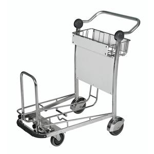 Troli Bandara Cerdas Troli Bagasi Penumpang Bandara dengan Rem Tangan, Roda Karet Troli Bagasi Bandara - Product Image 6