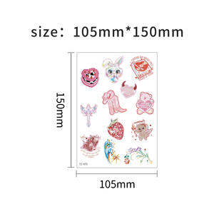 Long-Lasting impermeável borboleta tatuagem temporária adesivos novo colorido laser design bonito braço simulação tintas <span class=keywords><strong>sexy</strong></span> estilo - Product Image 2