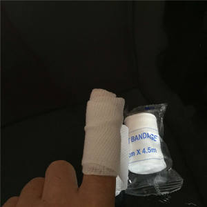 Bandage élastique PBT 5cm x 4.5m non stérile, pansement pour plaies, accessoire de premiers secours, origine Guangdong, personnalisable, marque privée - Product Image 1