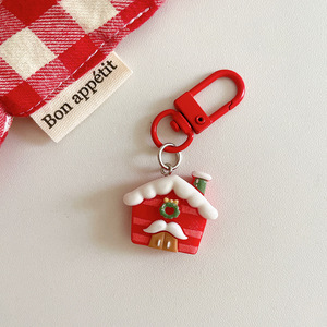 Regalo Promocional de Navidad, Llavero Ligero de Resina PVC con Diseño de Dibujos Animados Rojos, Dijes de Santa Claus para Bolsos y Autos, Diseño Lindo para Mujeres - Product Image 2