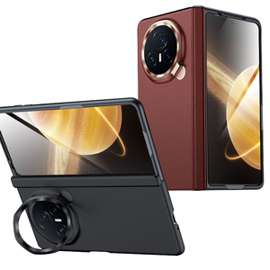Étui <span class=keywords><strong>pour</strong></span> Huawei <span class=keywords><strong>Honor</strong></span> Magic V3 avec protection de charnière magnétique, protection d'écran, béquille, cuir, antichoc, étui VS3 - Product Image 1