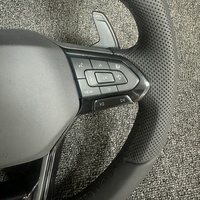 Volant en cuir pour Volkswagen Polo gti Scirocco GTS GTE GLI R-Line Golf 6 Mk4 Mk5 Mk7 GTD CC Polo jetta passat